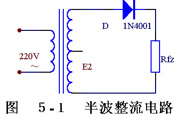 電子電路圖，整流二極管的作用,整流電路