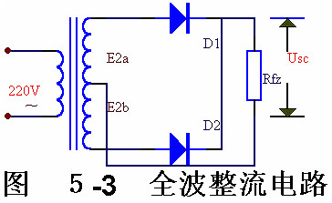 電子電路圖，整流二極管的作用,整流電路